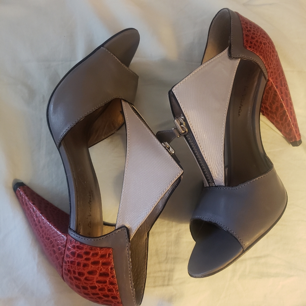 Open toe high heels